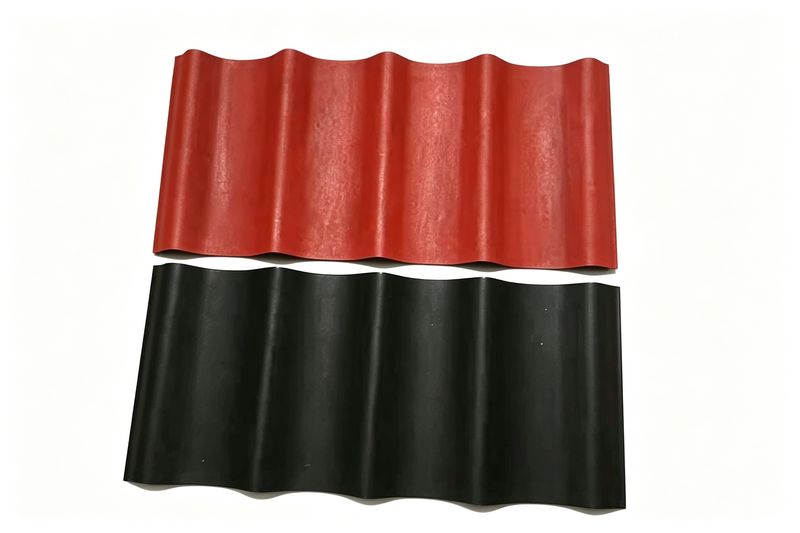 3D Wave Villa Corrugated Bitumen Roofing Tile Luxury Building Material